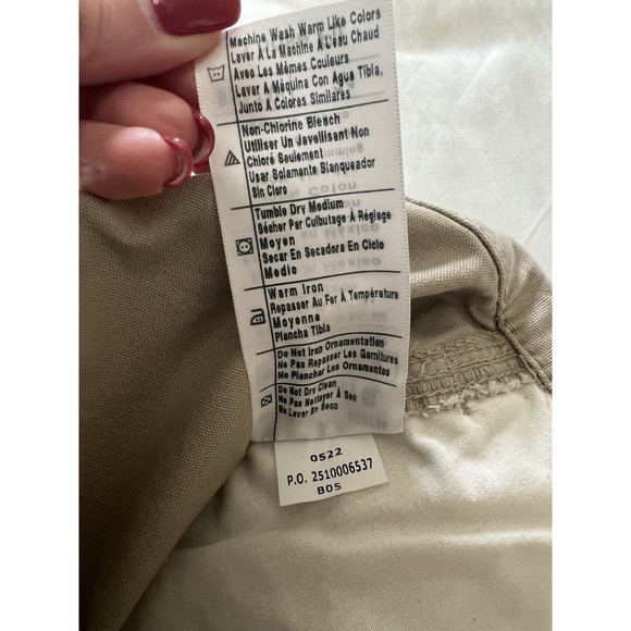 Carhartt 34 Regular Tan Khaki Shorts BS0147-M Loose Fit Utility Cargo NWT - Picture 7 of 8